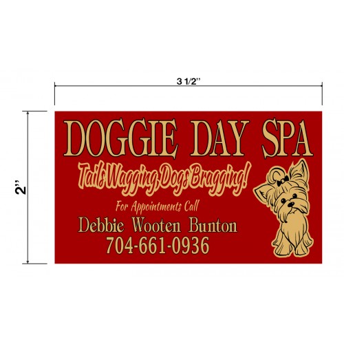 Doggie Day Spa Biz Cards
